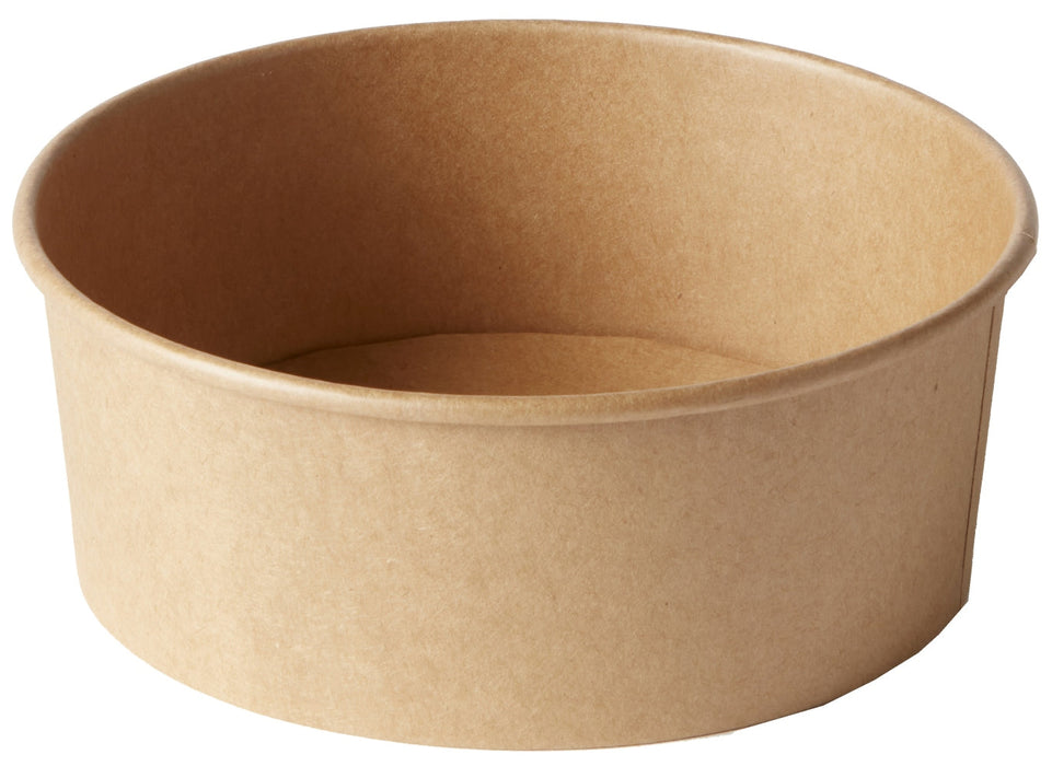 Large Kraft Salad Bowl (1300ml) (300pcs) | PE Lining | Recyclable