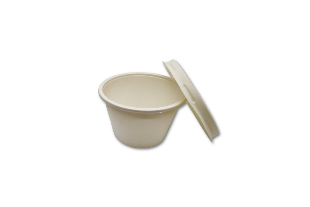 Lid for 4oz Sauce Pot (2500pcs) | Cornstarch | Sustainable