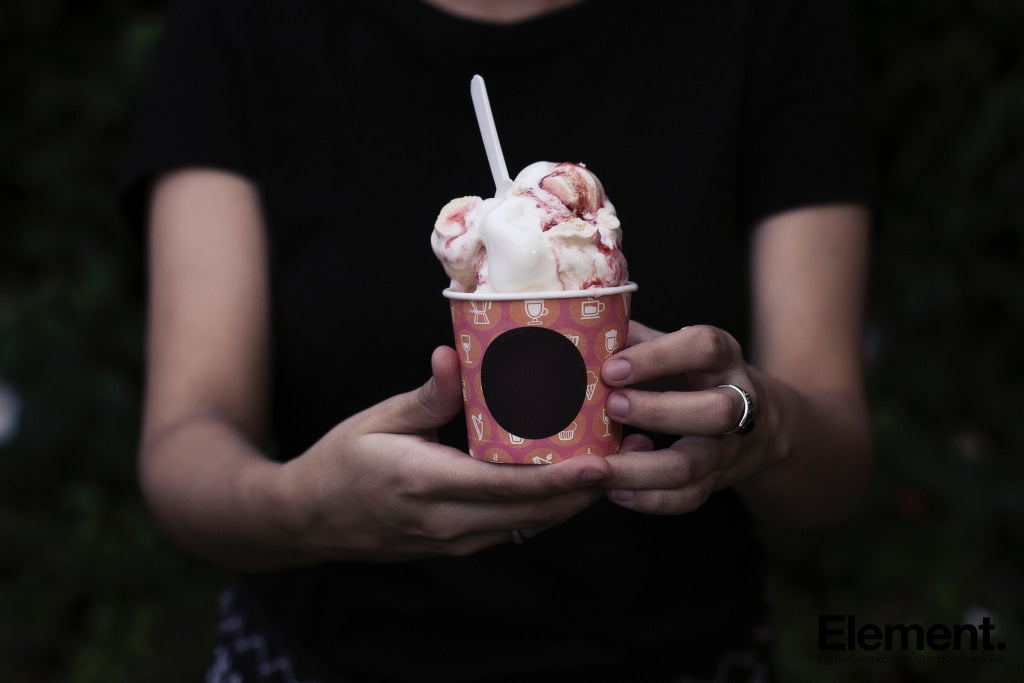 Compostable 8Oz (220Ml) Ice Cream Cup (Customisable)