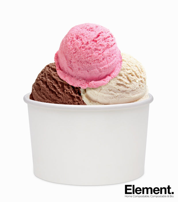 Compostable 8Oz (220Ml) Ice Cream Cup (Customisable)