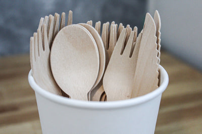 Cutlery and napkins