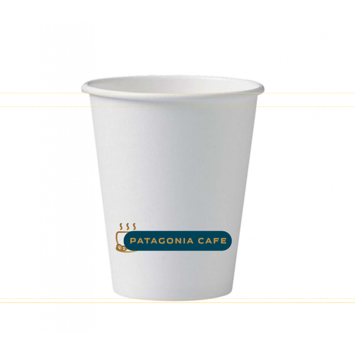 8oz Single Wall Hot Cup (Customisable)