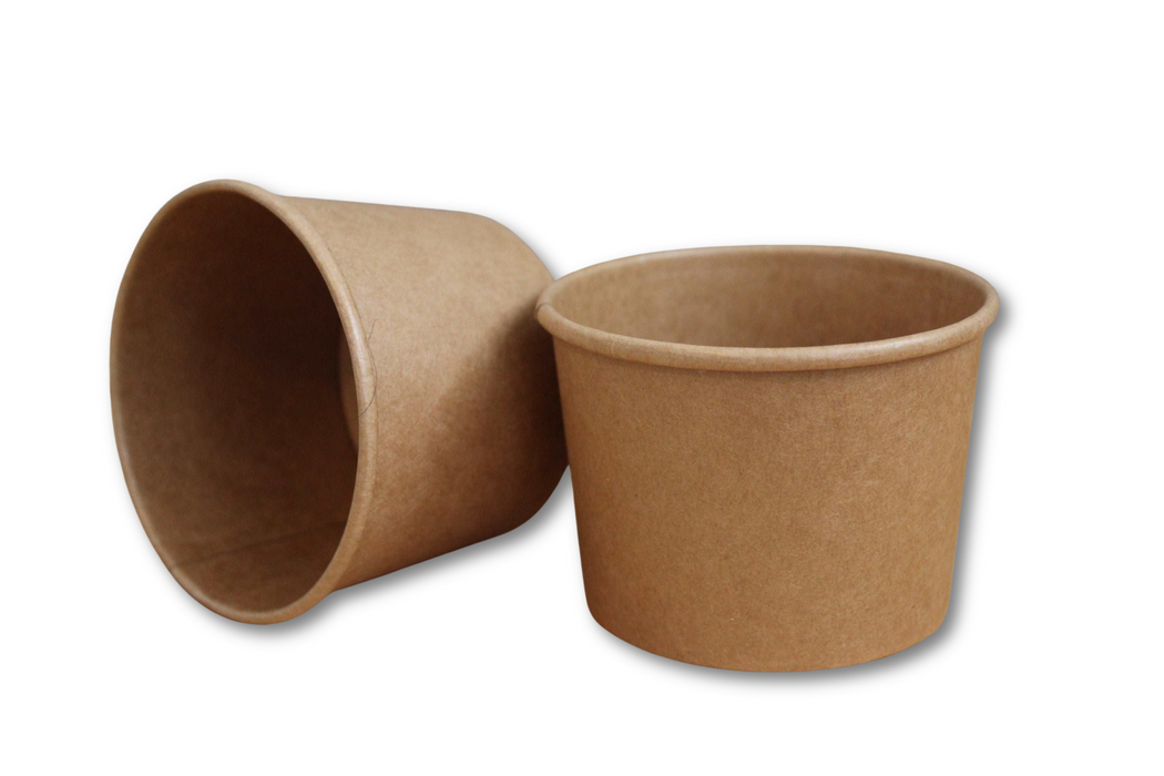 8oz heavy-duty kraft soup container