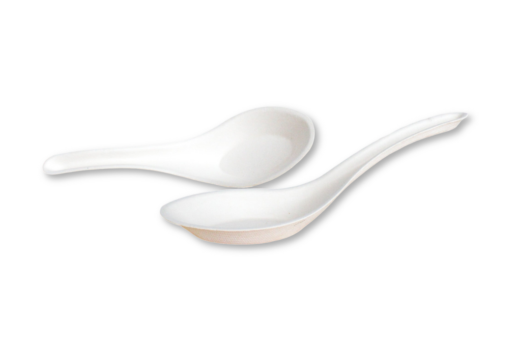 Sugarcane Chinese spoon 140mm (1000pcs)