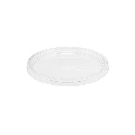 clear pet lid for cold cup, top view