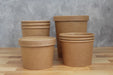 Kraft paper soup container