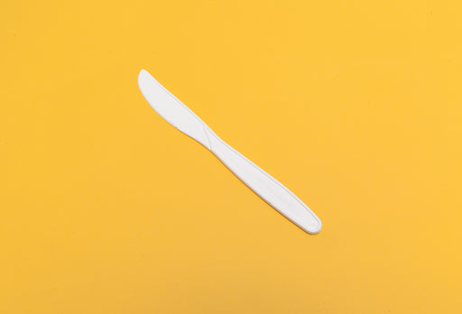 Reusable 7 inch cornstarch knife, white