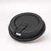 Disposable reseal lid, 90mm, fits 12-16oz cups, top view
