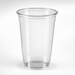 Clear 16oz rPET cold cup, 95mm rim, stack view