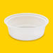 Deep PP drainage insert for 1240ml tub, on yellow