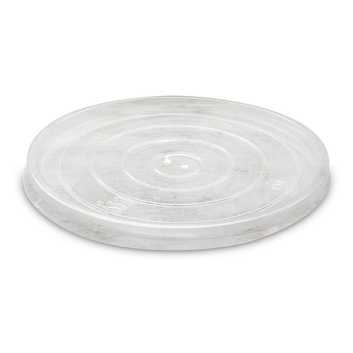 clear pp lid for containers, top view