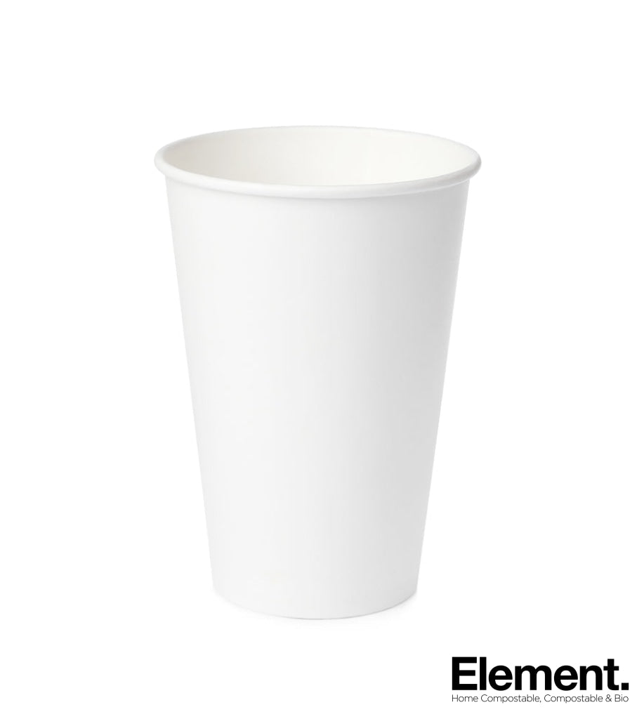 12oz Single Wall Hot Cup Customisable With Company Logo — Element Packaging 6788