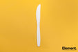 Reusable 7 inch cornstarch knife, white