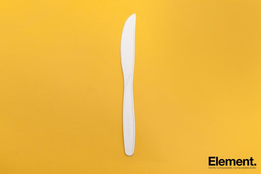 Reusable 7 inch cornstarch knife, white