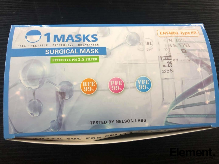 Surgical Mask 3-Ply (Type Iir) Hygiene Supplies
